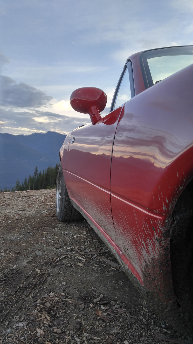 The only thing I love more than a pristine car is a dirty one.